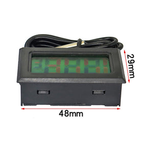 Digital LCD Temperature Gauge with Sensors for Car, Freezer, Fish Tank..