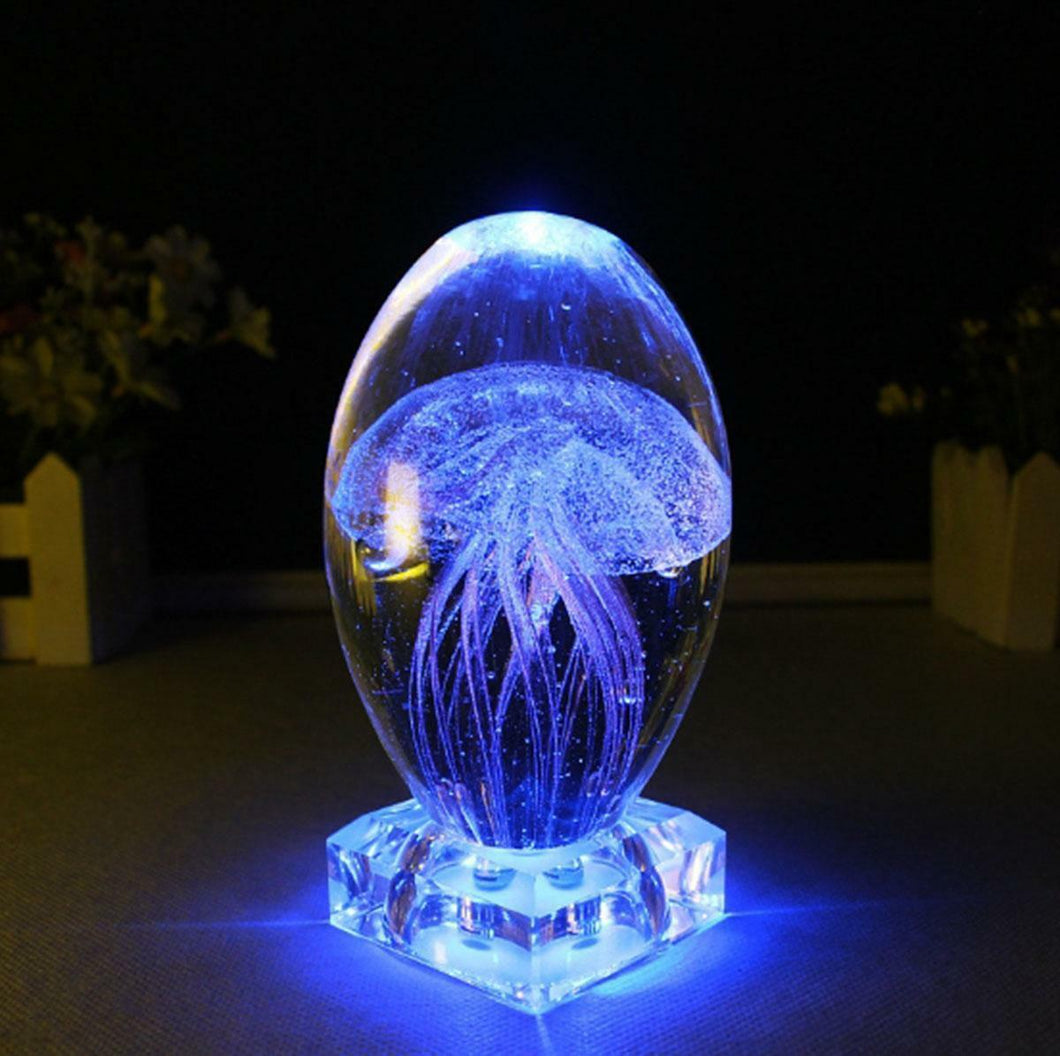 Jellyfish Crystal Lamp Glow  Multicolor LED in the Dark Night Light