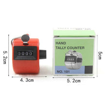 Load image into Gallery viewer, Hand Held Tally 4 Digit Number Clicker Golf Sports Counters Counting