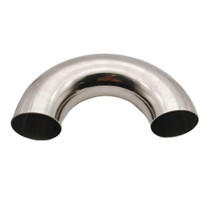 Stainless Steel 304 Sanitary 180° Bend with Weld Ends (1 ~ 4")