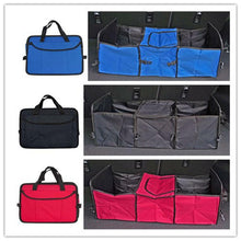 Load image into Gallery viewer, Collapsible Multipurpose Storage Box Car Trunk Organiser Bag with Cooler Bag