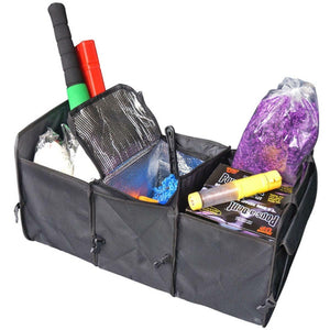 Collapsible Multipurpose Storage Box Car Trunk Organiser Bag with Cooler Bag
