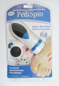 New Pedi Spin Cordless Callus & Dry Skin Remover Kit