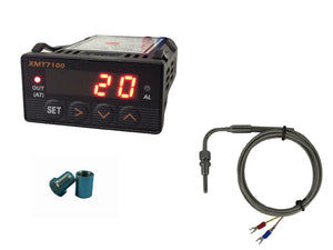 Combo EGT Exhaust Gauge (LED) with Alarm , EGT Sensors & Weld Bund Kit