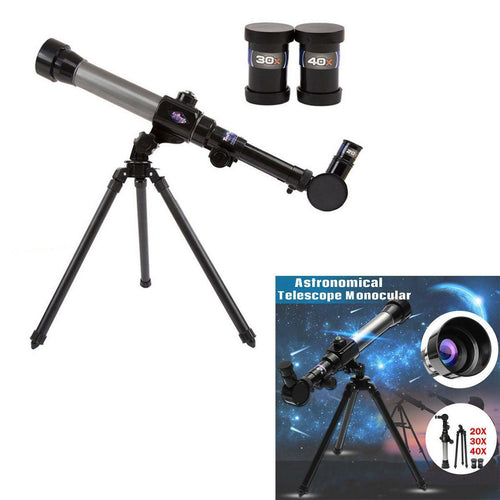 Astronomical Telescope Reflex Design Monocular Educational Toy (20X/30X/40X)