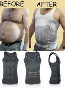 New Men Slim N Lift Body Shaper Underwear Vest Shirt Corset Compression Shaper