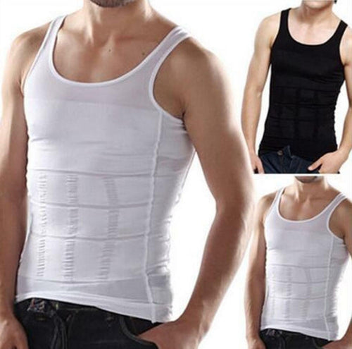 New Men Slim N Lift Body Shaper Underwear Vest Shirt Corset Compression Shaper