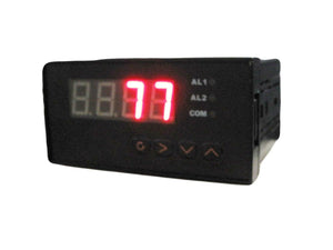 Red LED Temperature Gauge for K Type EGT Sensors with 2 Alarm Outputs (/12VDC)