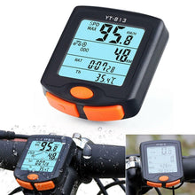 Load image into Gallery viewer, Bicycle Cycling LCD Speedometer Mileage Time  Temp Bike Monitoring with Backlight