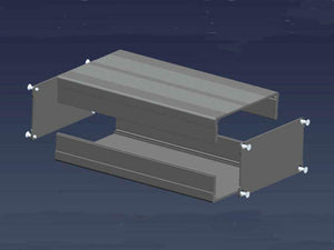 DIY Project Aluminium Enclosure Box for Electronic,Instrument (150*106*55 mm)