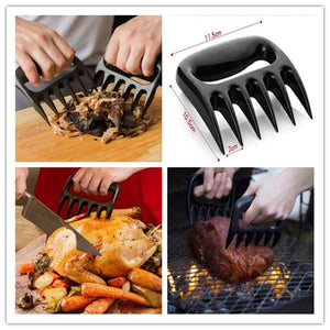 BBQ Meat Claws Shredder Bear Claw Shredder Forks Tools  (Set of 2pc)
