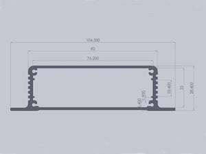 Black Aluminium Enclosure Box for Electronic PCB, Instruments (95/120*104*28mm)