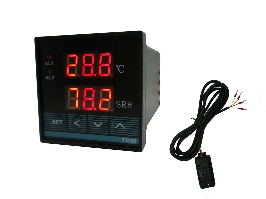 Digital Temperature & Humidity Controller with Relay Output (48*48 / Celcius)