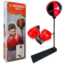 Load image into Gallery viewer, Kids Boxing Punching Ball Set with Gloves Stree Buster