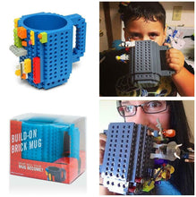 Load image into Gallery viewer, DIY Creative Miniblock Brick Building Mug Assemble Puzzle Blocks Gift Cup (9 Colors)