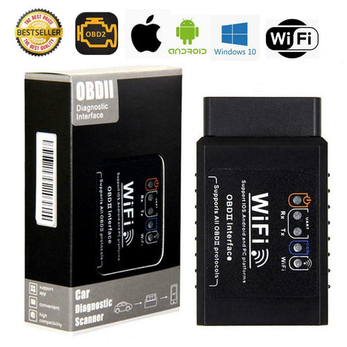 Mini OBD2 ELM327 Wifi Scanner Code Reader Automotive Diagnostic Car Tool