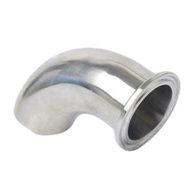 Load image into Gallery viewer, Stainless Steel 304 Tri-clamp Sanitary 90°Elbow w Weld Ends &amp; Tri Clamp (1 ~ 4&quot;)