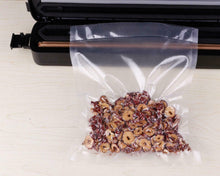 Load image into Gallery viewer, 100pc Set Vacuum Food Bag with Variable Sizes for Vacuum Sealer Machine