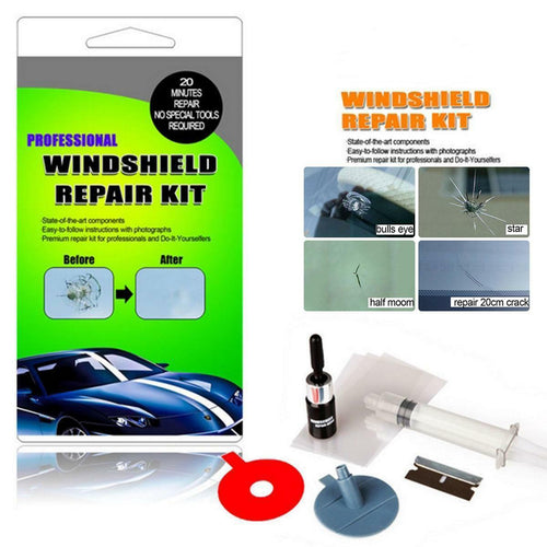 New DIY Car Windshield Repair Tool Windscreen Repair Kit For Rock Chip & Crack