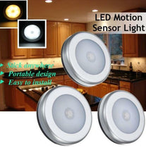 Load image into Gallery viewer, Cordless LED IR Motion Detected Night Lights Lamp Batteries Operated