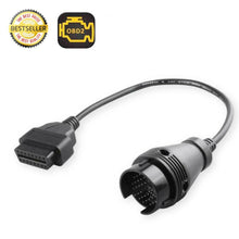 Load image into Gallery viewer, Mercedes Benz 38 Pin to 16 Pin OBD2 Connector Adapter Diagnostic Cable