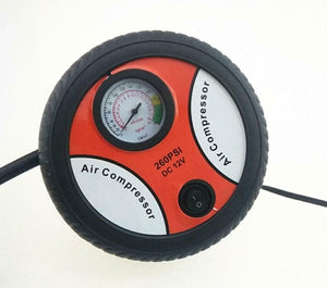 Electric Car Portable Air Compressor Tire Inflator for Car, Bike.. (12V 260PSI)