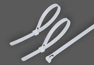 100pc Nylon Plastic Releasable Reusable Cable Tie Zip Wraps Ratchet Ties
