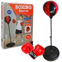 Load image into Gallery viewer, Kids Boxing Punching Ball Set with Gloves Stree Buster