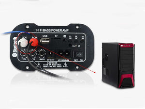 Power Bass Amplifier with Bluetooth, USB ,TF & Remote Control for Car or Home