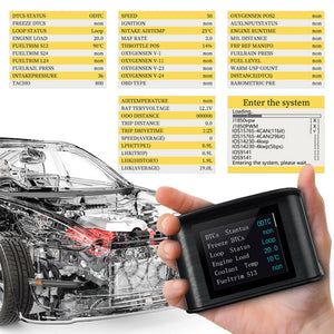 Multi-Function Car OBD2 Digital Meter Head Up Display Speedometer / Compteur de HUD numérique OBD2 de voiture multifonctions