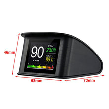 Load image into Gallery viewer, Multi-Function Car OBD2 Digital Meter Head Up Display Speedometer / Compteur de HUD numérique OBD2 de voiture multifonctions