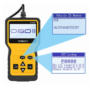 V310 ODB2 Multi-brands Car Auto Diagnostic Scanner Code Reader DTC Scan Tool