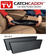 Load image into Gallery viewer, New 2 pc Pack Catch Caddy Car Seat Slit Pocket Catcher Organizer AS SEEN ON TV