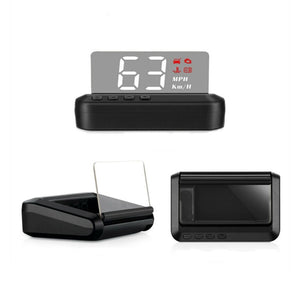 Car Head Up Display OBD2 Speedometer Warning System Dashboard Projector