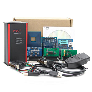 Iprog + Pro V85 Programmer wit h Adapters IMMO Mileage Airbag Reset Tool
