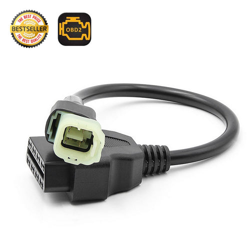 OBD2 Cable For Honda Motorbike 4 pin to 16 pin Plug Adapter Diagnostic Cable