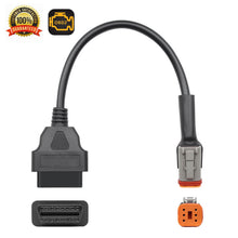 Load image into Gallery viewer, OBD2 Diagnostic Cable For Harley Davidson Motorcycle 6 Pin to 16 Pin Adapter