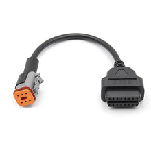 Load image into Gallery viewer, OBD2 Diagnostic Cable For Harley Davidson Motorcycle 6 Pin to 16 Pin Adapter