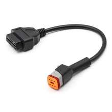 Load image into Gallery viewer, OBD2 Diagnostic Cable For Harley Davidson Motorcycle 6 Pin to 16 Pin Adapter