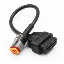 Load image into Gallery viewer, OBD2 Diagnostic Cable For Harley Davidson Motorcycle 4 Pin to 16 Pin Adapter