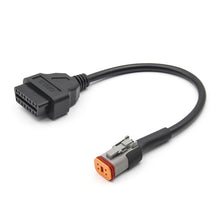 Load image into Gallery viewer, OBD2 Diagnostic Cable For Harley Davidson Motorcycle 4 Pin to 16 Pin Adapter