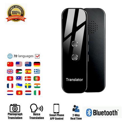 Portable Smart Voice and App Two Way Instant Translator for 70+ Languages