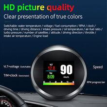 Load image into Gallery viewer, Universal Car OBD2 GPS Head Up Display Smart Digital Gauge Display Alarm System