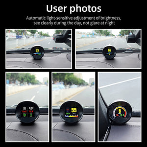 Universal Car OBD2 GPS Head Up Display Smart Digital Gauge Display Alarm System