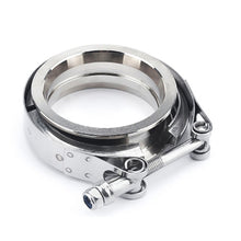 Load image into Gallery viewer, 2pc Set Stainless Steel V-Band Clamp &amp; Flange Kit for Turbo Downpipe Exhaust