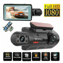 Load image into Gallery viewer, Car HD 1080P Dash Cam Video Recorder with Front and Inside Camera &amp; G-Sensor