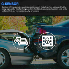 Load image into Gallery viewer, Car HD 1080P Dash Cam Video Recorder with Front and Inside Camera &amp; G-Sensor