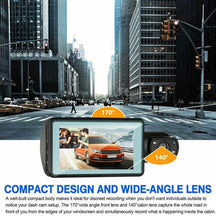 Load image into Gallery viewer, Car HD 1080P Dash Cam Video Recorder with Front and Inside Camera &amp; G-Sensor