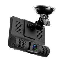 Load image into Gallery viewer, Car HD 1080P Dash Cam 4”Video Recorder G-Sensor with Front and Inside &amp; Rear Camera