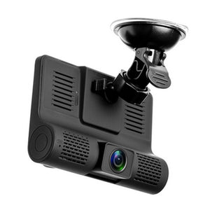 Car HD 1080P Dash Cam 4”Video Recorder G-Sensor with Front and Inside & Rear Camera